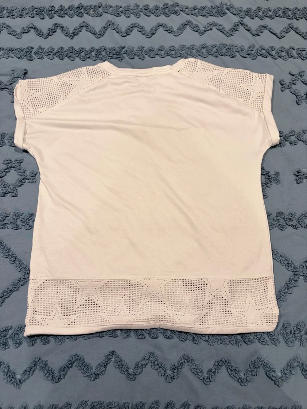 More Than Magic White Short Sleeve Top with Iridescent 'DREAM' Script